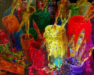 Paint pots
